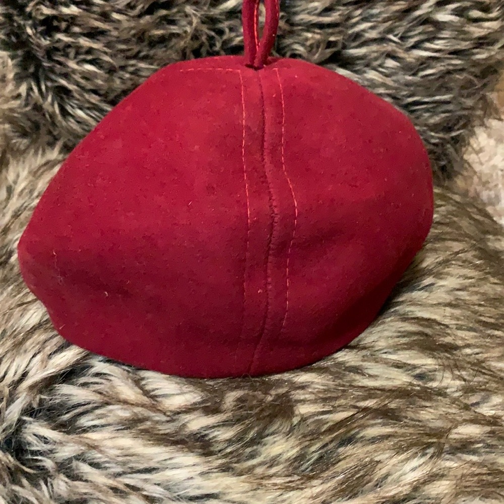 Maroon Wool Hat